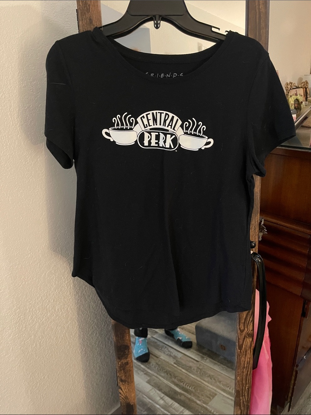 FRIENDS Black Central Perk Graphic Tee